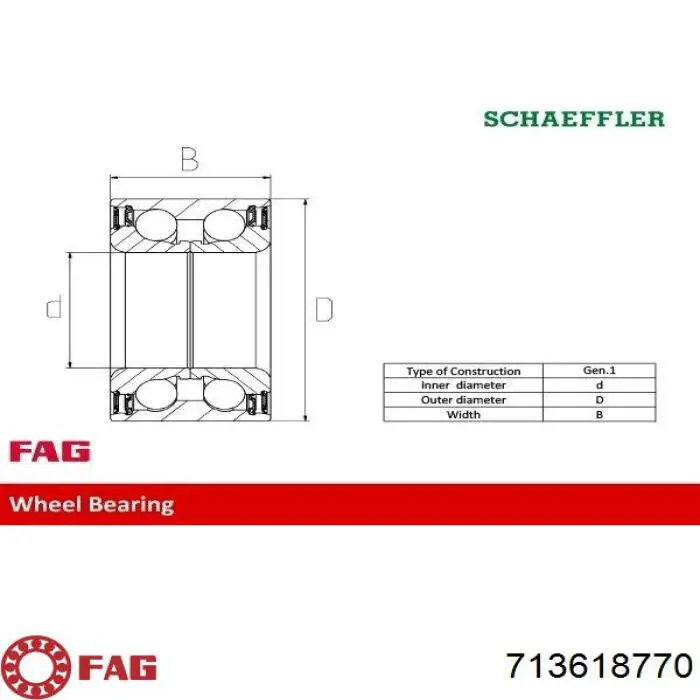 Cojinete de rueda delantero Toyota Corolla E12