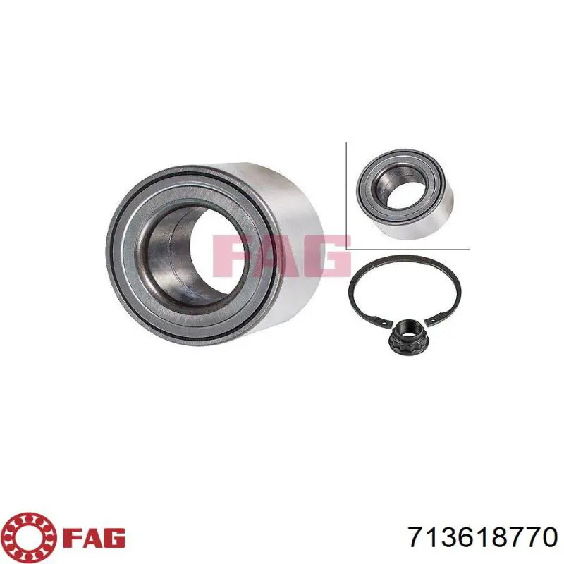 Cojinete de rueda delantero Toyota Corolla E12