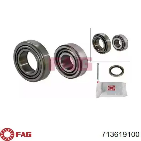 Comprar 713619100 FAG Cojinete de rueda trasero