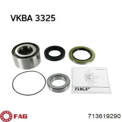 Cojinete de cubo delantero FAG 713619290 precio, desde 68,55 EUR
