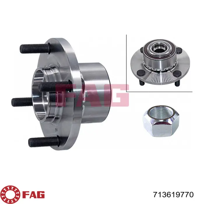 Buje de rueda FAG 713619770