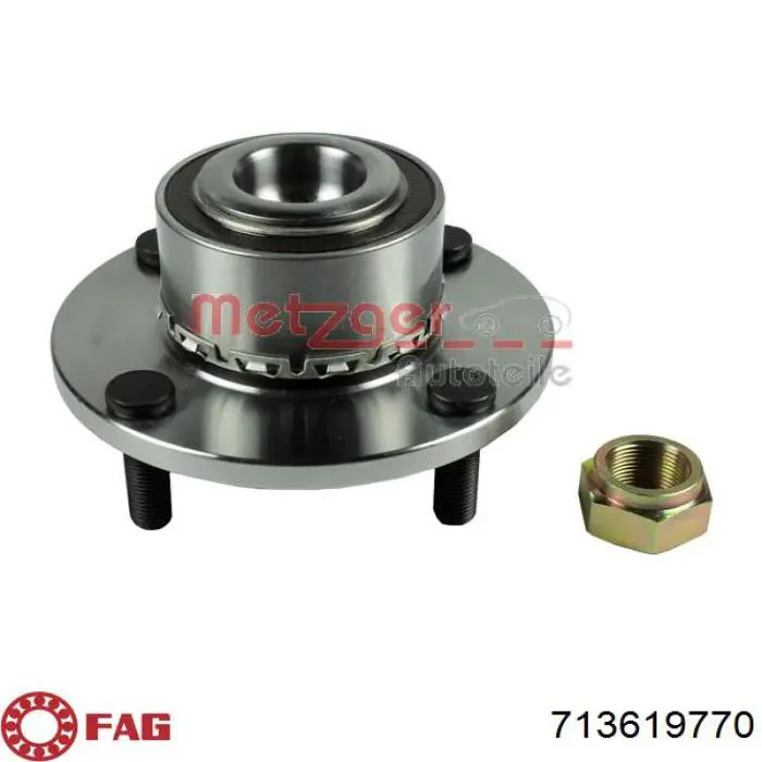 Buje de rueda delantero 713619770 FAG