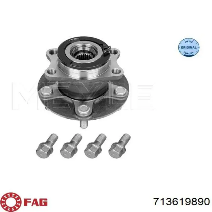 Cubo de rueda trasero 713619890 FAG