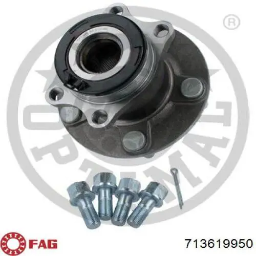 Cubo de rueda trasero 5105770AF Chrysler