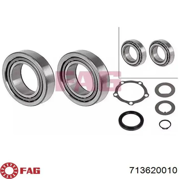 Comprar 713620010 FAG Cojinete de cubo delantero/trasero