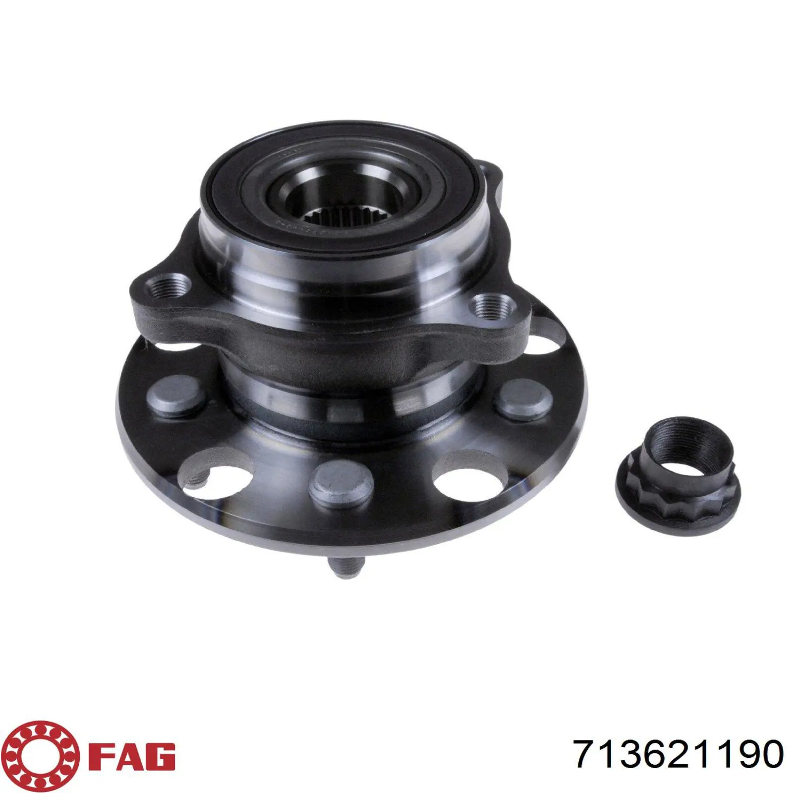 201357 ABS Buje de rueda trasero