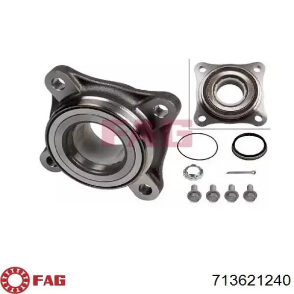 Rodamiento de rueda delantero FAG 713621240