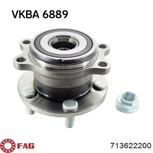 Comprar 713622200 FAG Cubo de rueda, Eje trasero