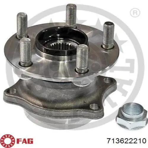 Comprar 713622210 FAG Cubo de rueda, Eje trasero