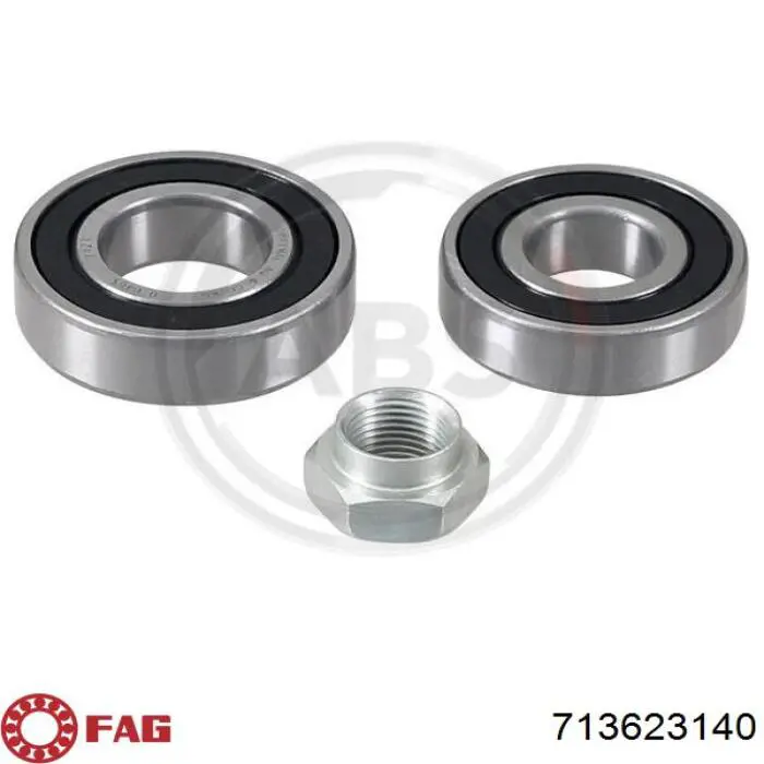 Cojinete de cubo delantero FAG 713623140 precio, desde 14,28 EUR