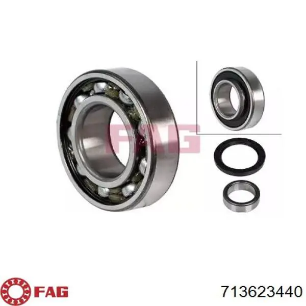 Comprar 713623440 FAG Cojinete de rueda trasero