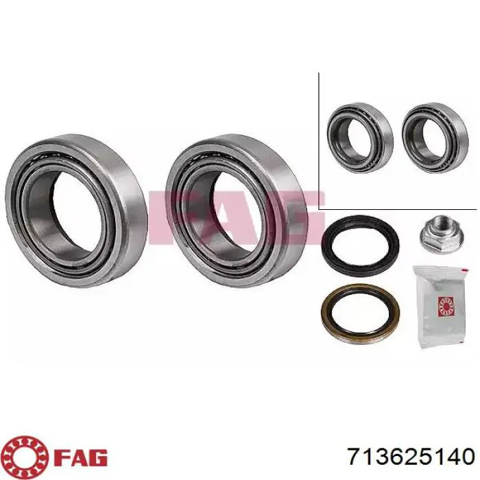 Cojinete de rueda delantero FAG 713625140 precio, desde 20,30 EUR