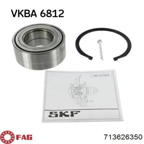Comprar 713626350 FAG Cojinete de rueda delantero