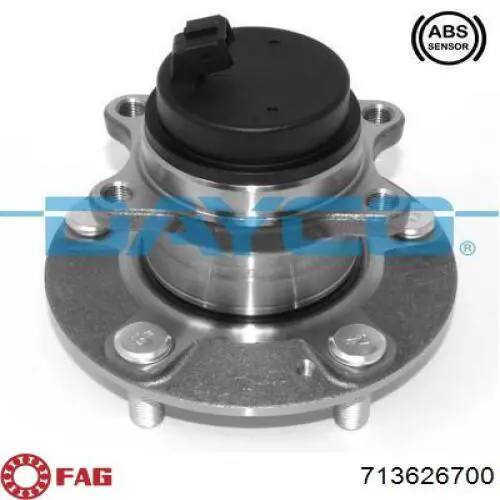Cubo de rueda trasero 90505 Metalcaucho