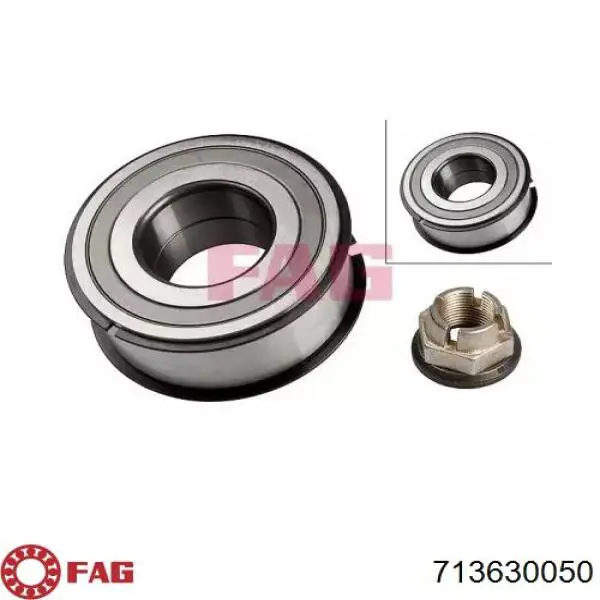 Cojinete de rueda delantero Renault Laguna 1 B56, 556