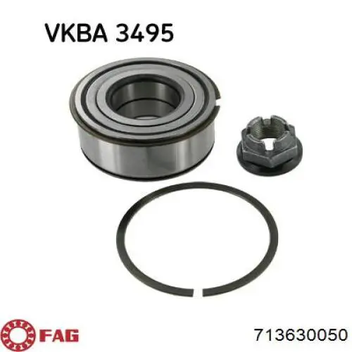 Cojinete de rueda delantero Renault Laguna 1 B56, 556