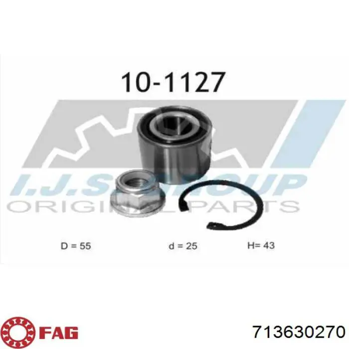 Comprar 021434 Cautex Cojinete de rueda trasero