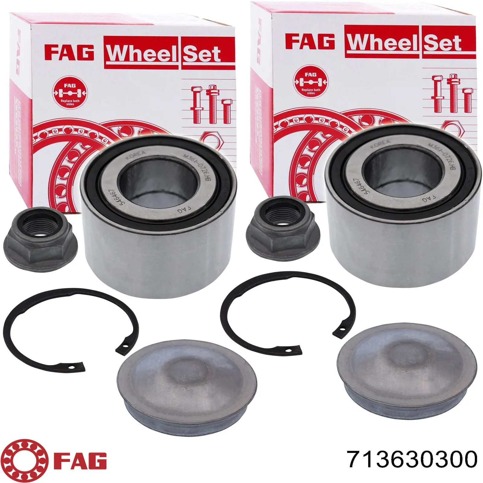 Comprar 713630300 FAG Cojinete de rueda trasero