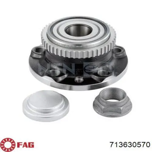 Cubo de rueda trasero KWD1314 Dayco