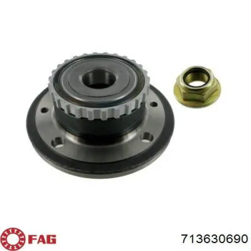 Cubo de rueda trasero 713630690 FAG
