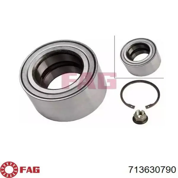 Rodamiento de rueda delantero FAG 713630790