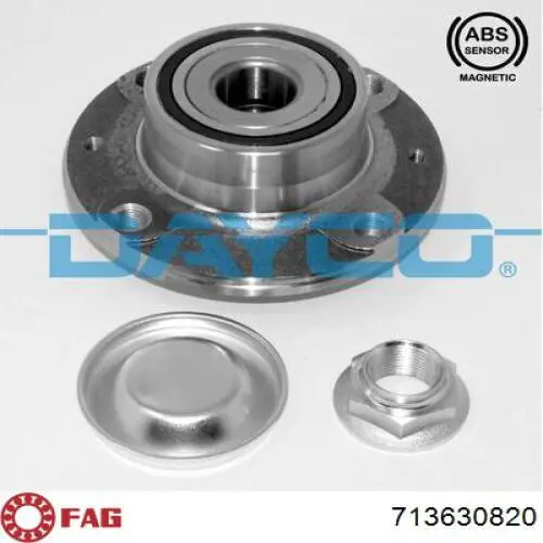 Comprar KWD1178 Dayco Cubo de rueda, Eje trasero