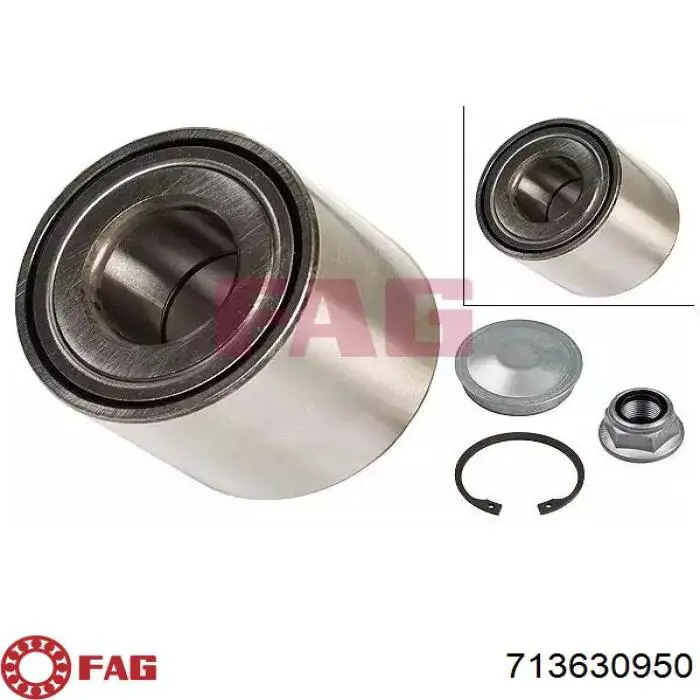 Cojinete de cubo delantero FAG 713630950 precio, desde 27,84 EUR