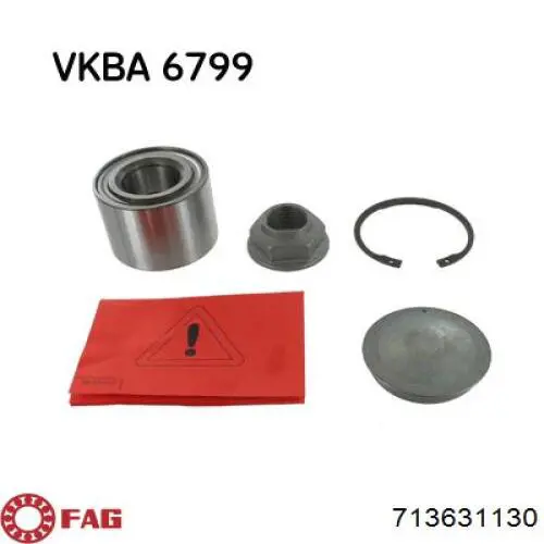 Cojinete de rueda trasero FAG 713631130
