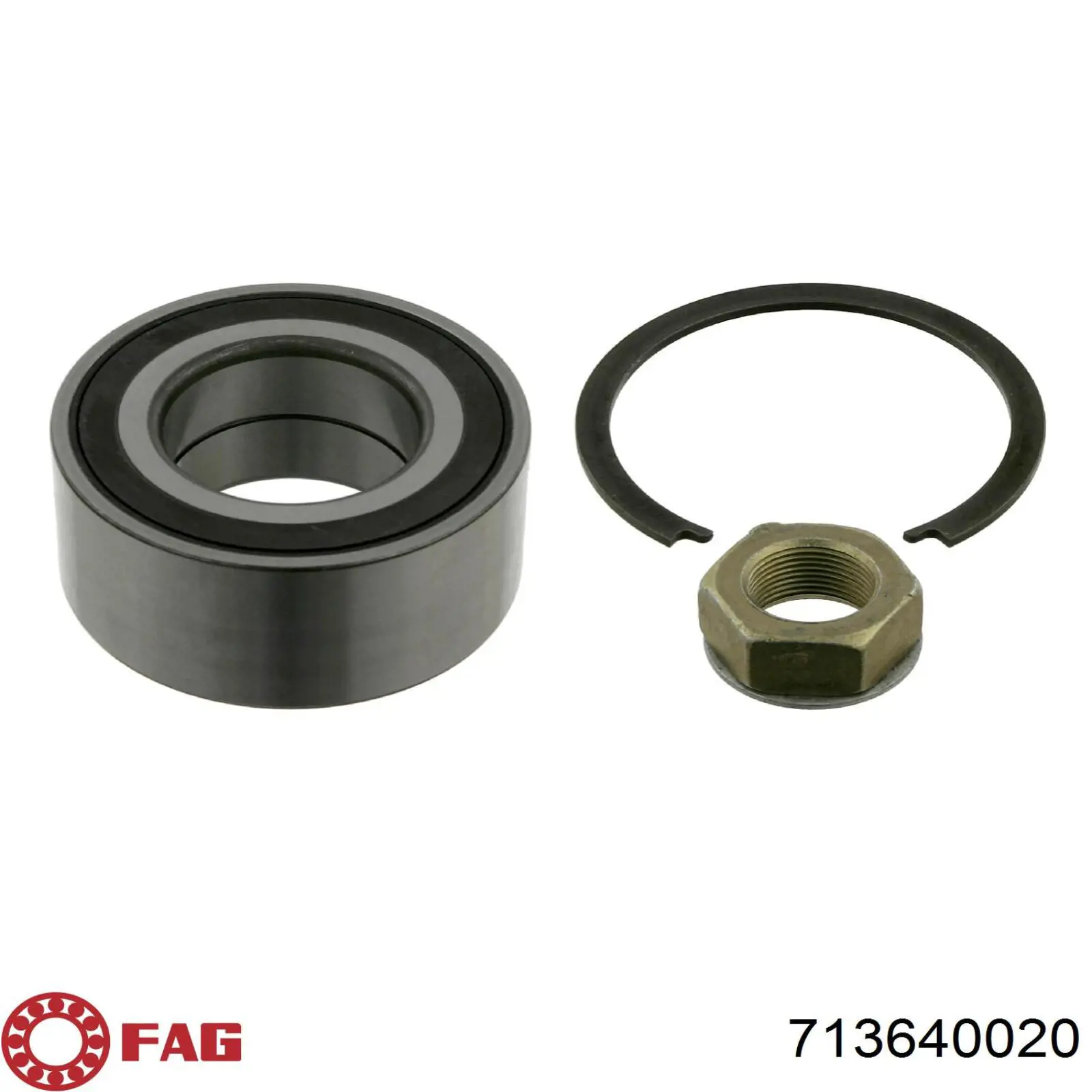 Rodamiento de rueda delantero SNR XGB40246S07P