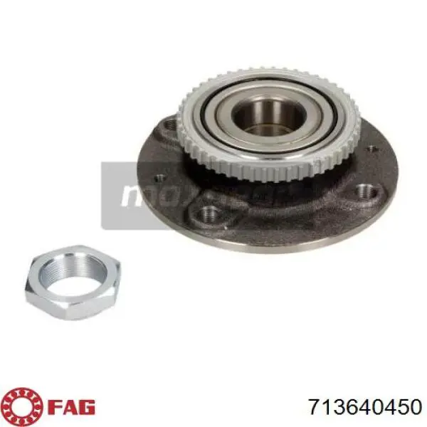 Cubo de rueda trasero 374868 Peugeot/Citroen