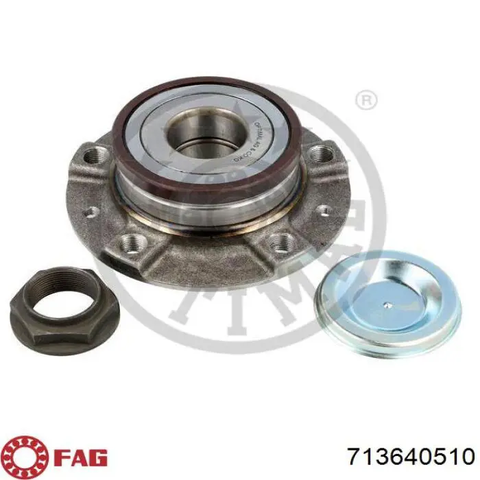 Cubo de rueda trasero 713640510 FAG
