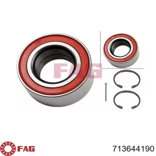 Comprar 713644190 FAG Cojinete de rueda delantero