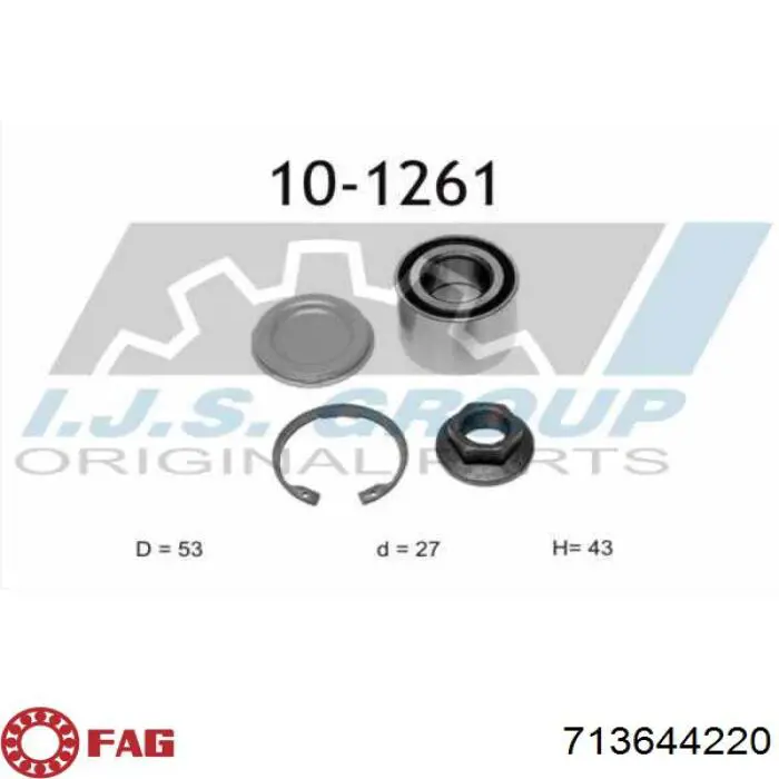 Cojinete de cubo delantero SNR FC40650S01 precio, desde 20,14 EUR
