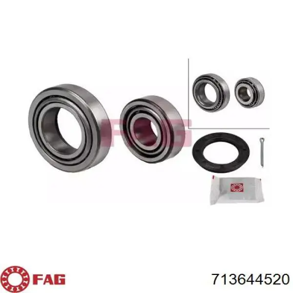 Comprar 713644520 FAG Cojinete de rueda trasero