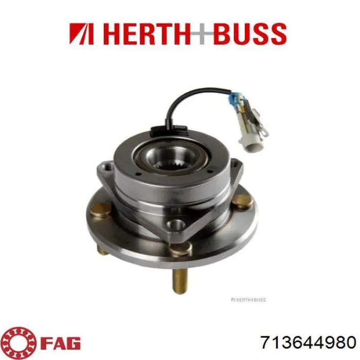 Buje de rueda delantero 713644980 FAG