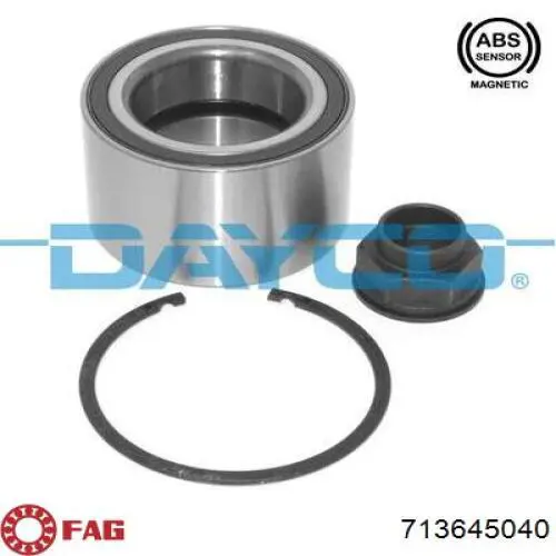 Cojinete de rueda delantero 713645040 FAG