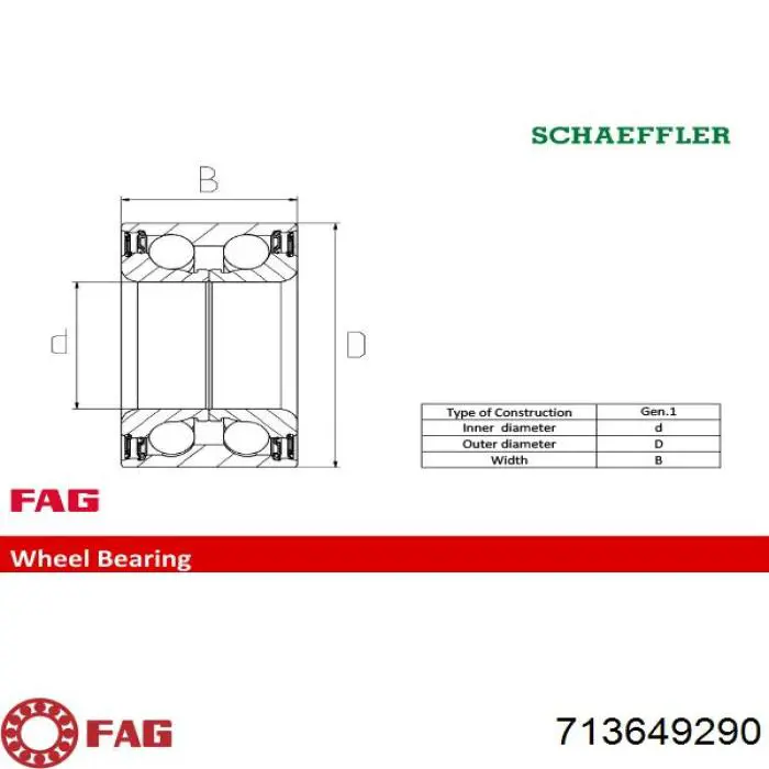 Cojinete de rueda trasero BMW 5 E28