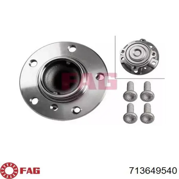 Buje de rueda delantero HBK519603 Open Parts