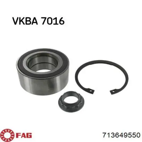 Comprar 713649550 FAG Cojinete de rueda trasero