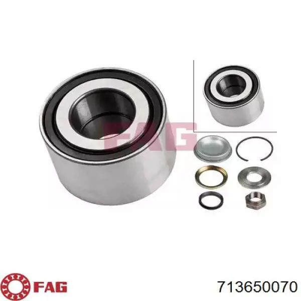 Cojinete de cubo delantero FAG 713650070 precio, desde 24,22 EUR
