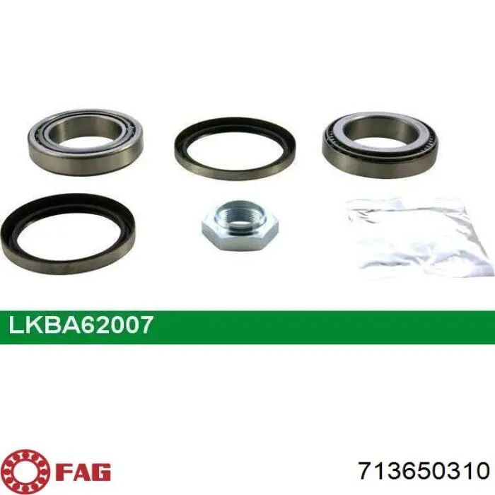 Cojinete de rueda delantero 713650310 FAG