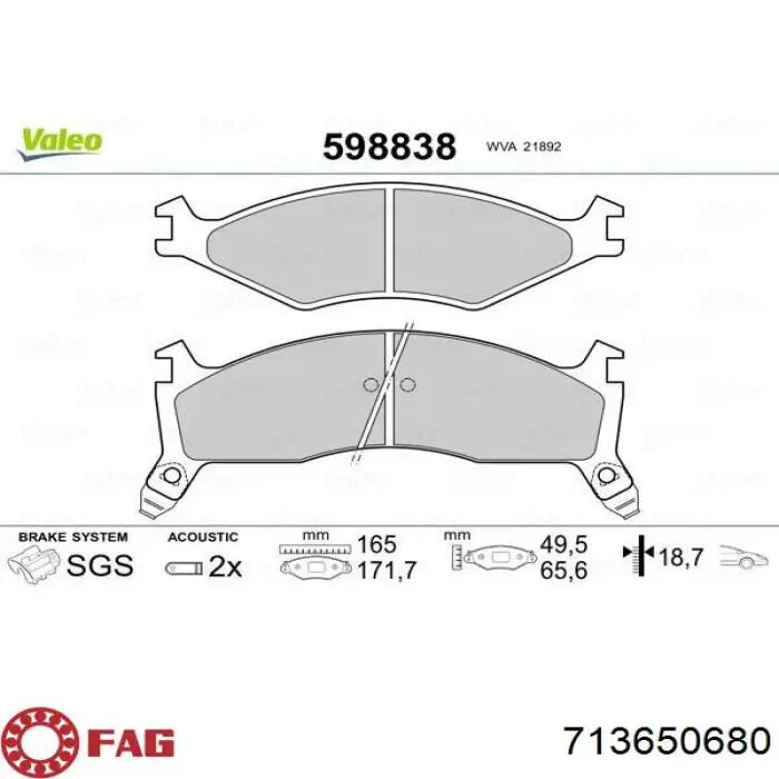 Cubo de rueda trasero KK22091 Japan Parts