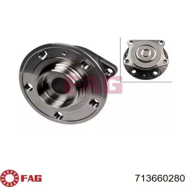 Comprar 713660280 FAG Cubo de rueda, Eje trasero