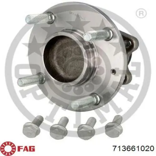 Comprar 713661020 FAG Cubo de rueda, Eje trasero