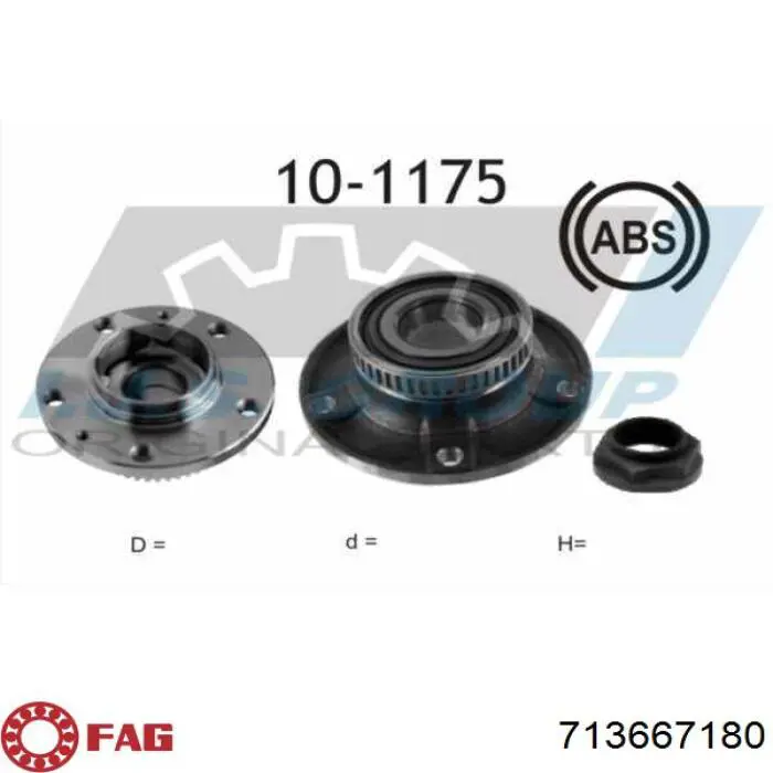 Cubo de rueda delantero BMW 5 E34