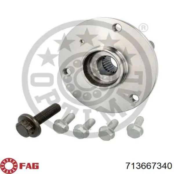 Comprar 713667340 FAG Cubo de rueda, Eje trasero