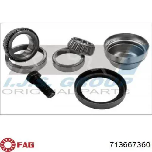 Cojinete de rueda delantero 181118 Cautex