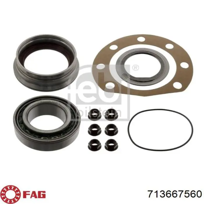Cojinete de cubo delantero FAG 713667560 precio, desde 142,71 EUR