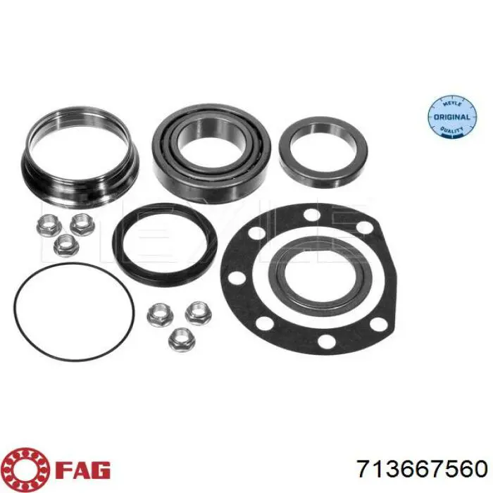 Comprar 713667560 FAG Cojinete de rueda trasero