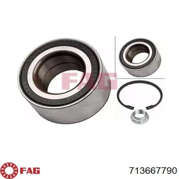 Rodamiento de rueda delantero Open Parts HBK515601